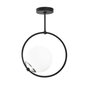 Opviq Dolunay - 3901 Lámpara de araña Blanco y Negro